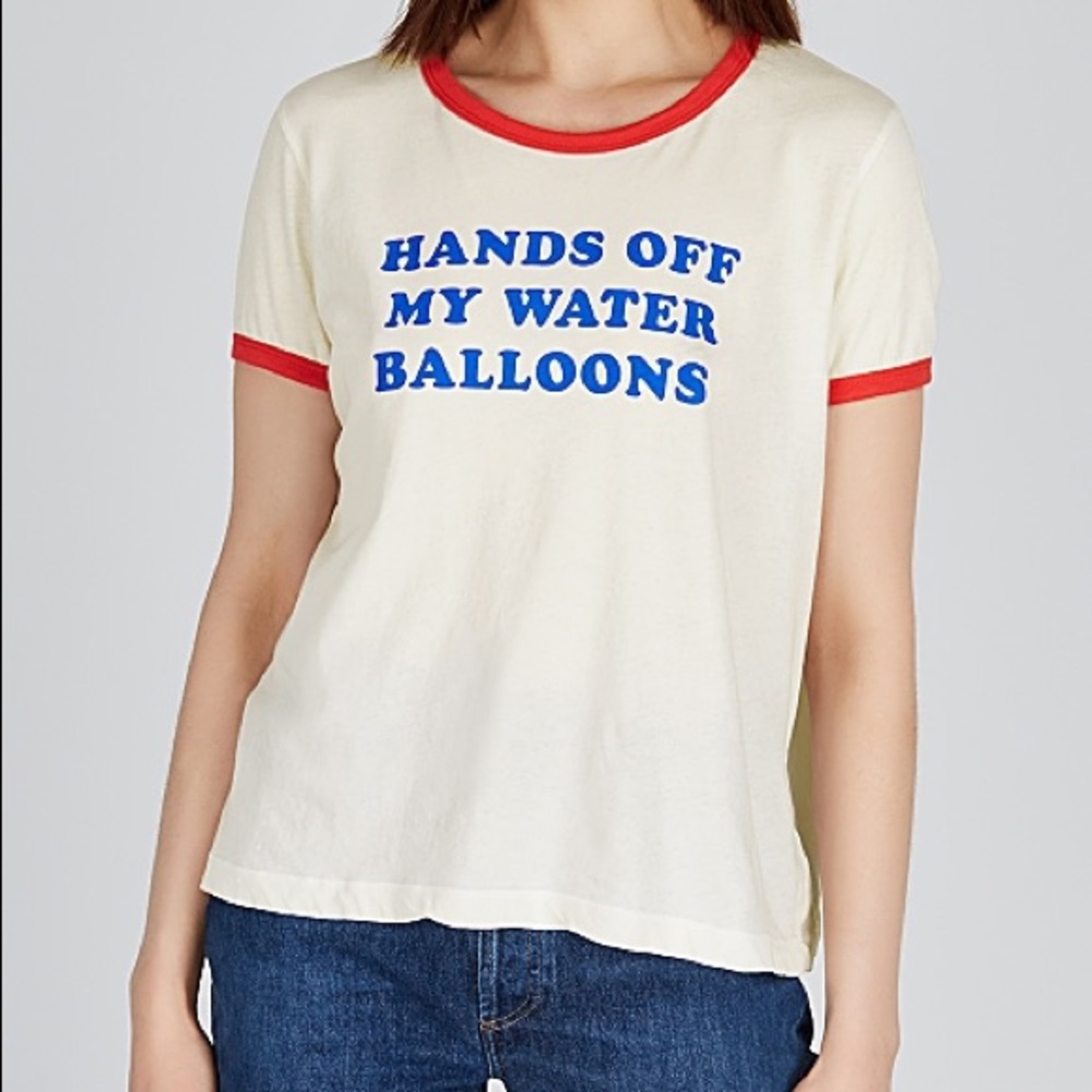 Wildfox T-shirt “Hands off my water balloons”